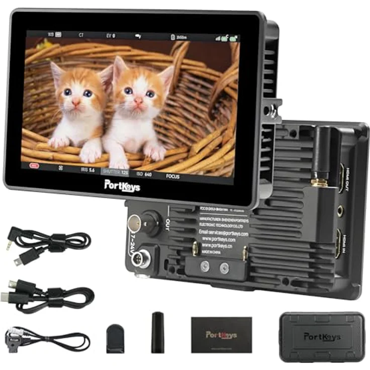 Portkeys BM5 IV, 5,5-Zoll Wide-Color-Gamut-On-Camera-Monitor mit 10-Bit-Panel, 1920x1080 Auflösung und 2000 Nits Helligkeit – Bild 1