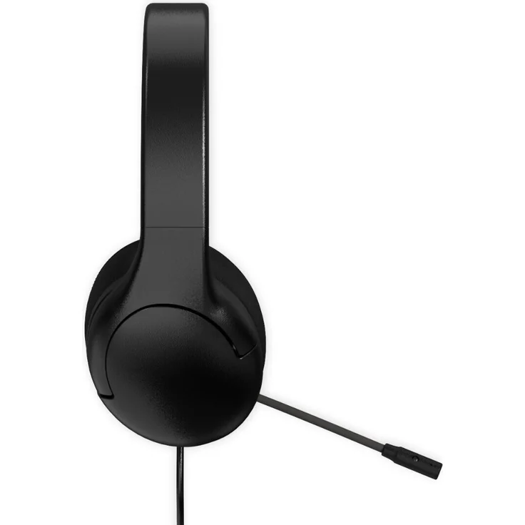 Qware Gaming Headset New Orleans, Kabelgebundenes Headset mit flexiblem Mikrofon und 40mm Lautsprechern, Schwarz