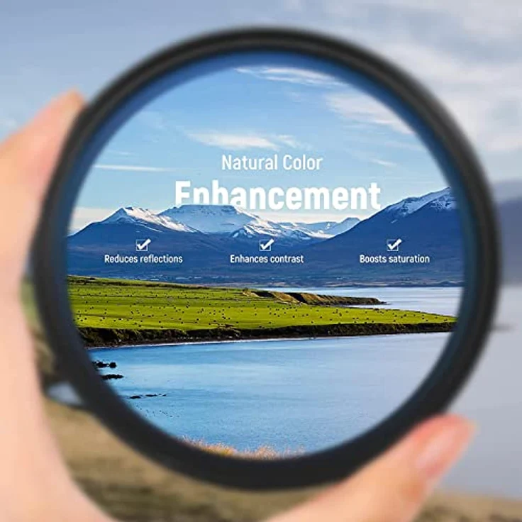 NEEWER 52mm CPL Polarisationsfilter, ultradünn mit 30 Schichten Nanobeschichtung, HD Optisches Glas, reduziert Reflexionen und verbessert den Kontrast – Bild 3