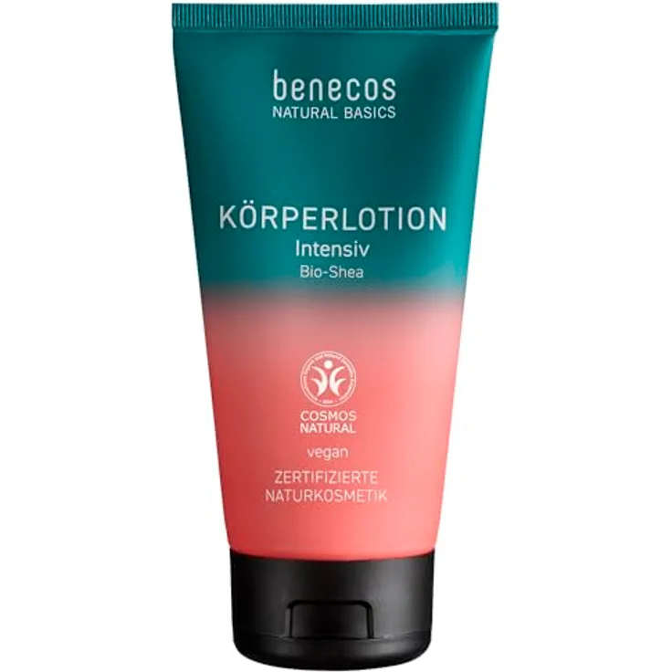benecos Natural Basics - Körperlotion Intensiv - Bio-Shea - 150ml - vegan - derm. getestet