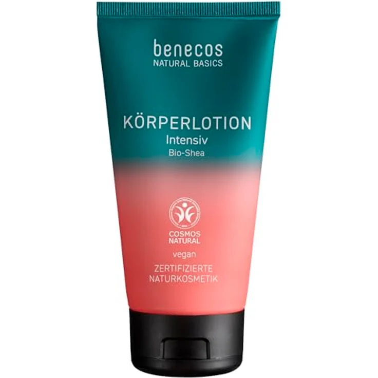 benecos Natural Basics - Körperlotion Intensiv - Bio-Shea - 150ml - vegan - derm. getestet – Bild 1