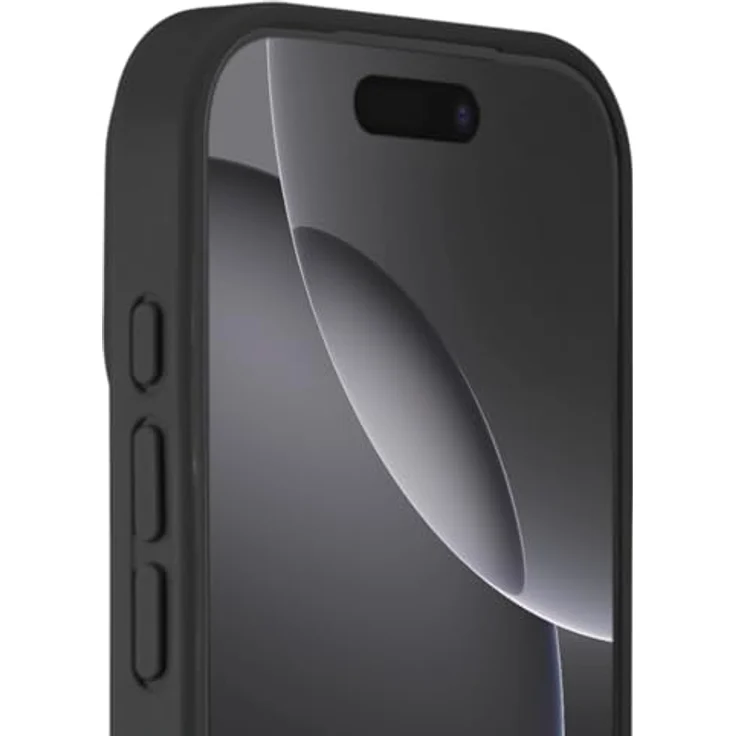 Hama Handyhülle „Frame Protect“ für iPhone 17 Pro und MagSafe, magnetisches Case mit Kantenschutz, Kameraschutz, Anti-Rutsch Oberfläche, durchsichtig/schwarz – Bild 5