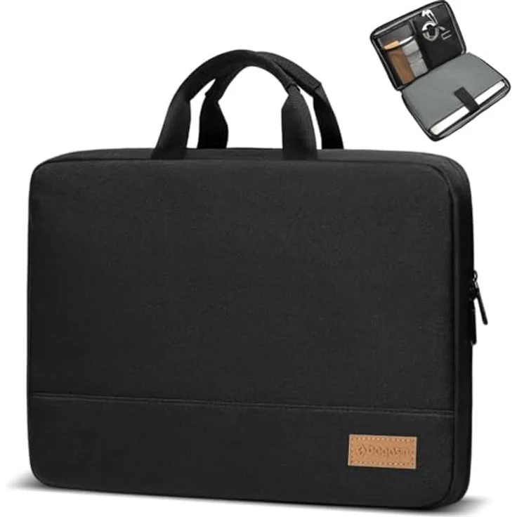 Bagasin Laptop Hülle Tasche, 17-17,3 Zoll, Wasserdicht mit 4-lagigem Schutz, TSA-freundlich, für HP, Dell, Lenovo, Asus Notebooks – Bild 1