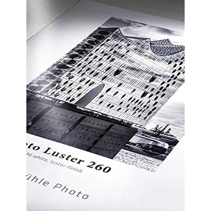 Hahnemühle Photo Luster Papier, 260 g/m², DIN A2, 420 x 594 mm, hellweiß, 25 Blatt