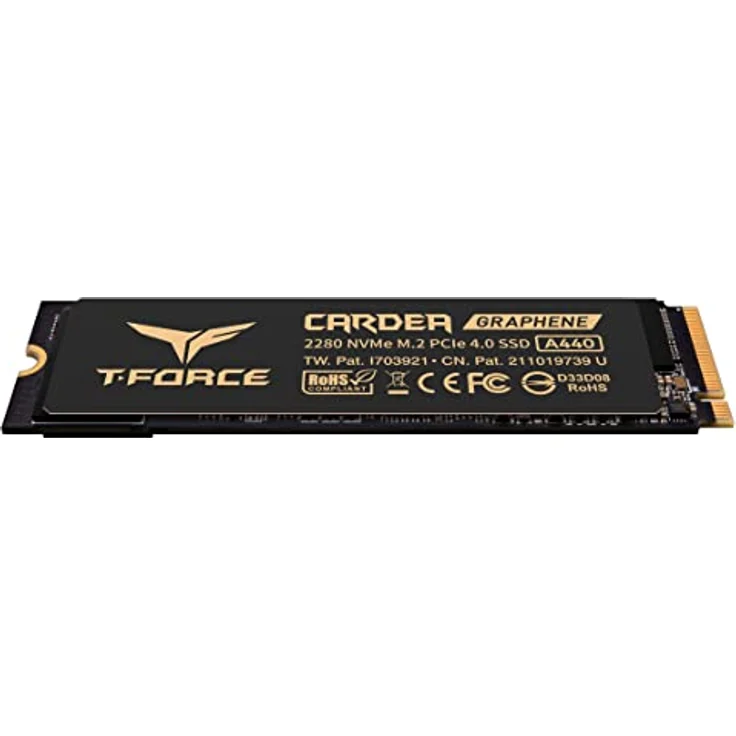 Team Group CARDEA A440 1 TB SSD, schwarz-gold, PCIe 4.0 x4, NVMe 1.4, M.2 2280 – Bild 3