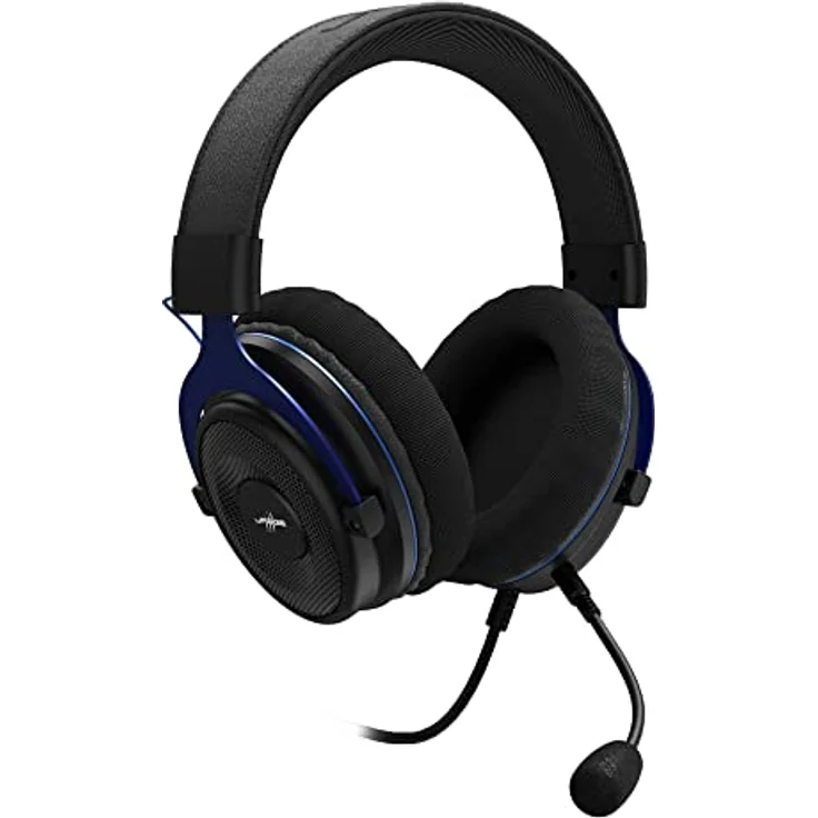 Hama SoundZ 900 DAC Kopfhörer Verkabelt Kopfband Gaming Schwarz Blau (00186066) – Bild 2