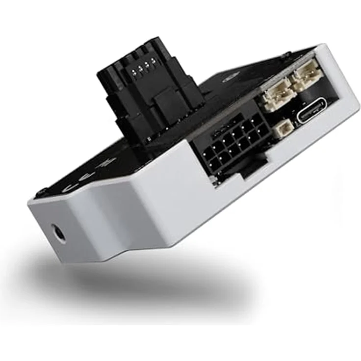 Thermal Grizzly WireView Pro II GPU 12V-2x6 Reversed, Strommessgerät für Grafikkarten in Weiß mit Per-Pin-Messung – Bild 5
