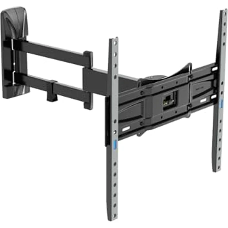 Meliconi Slimstyle Plus 400 SDR, TV-Wandhalterung 40''-82'' VESA 200-300-400, Maximalbelastung 30 Kg, Horizontale Neigung ±90°, Vertikale Neigung +10°/-5°, mit Fast Block, Easy Fix Up & Down System, schwarz – Bild 1