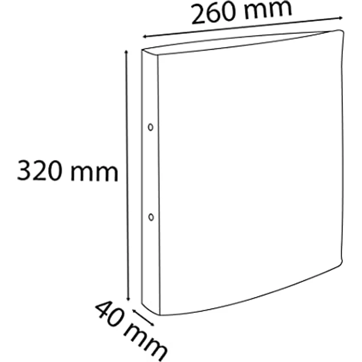 EXACOMPTA Präsentationsordner, Ringbuch PP kaschiert 1,8mm, blau – Bild 4