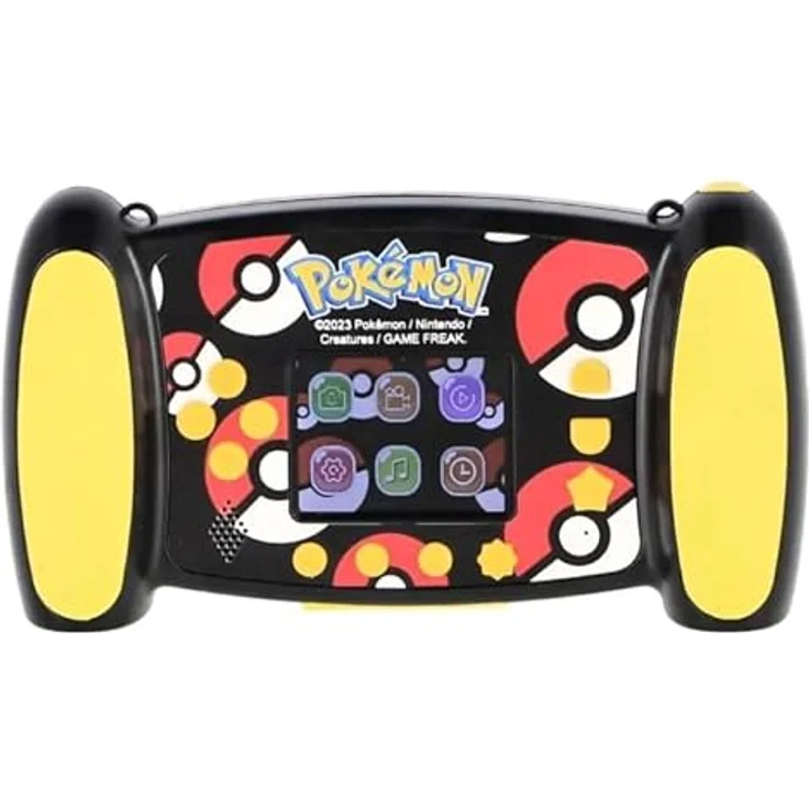 Accutime POKC3000 Interaktive Kinderkamera Pokémon, 5MP, 1080p Video, 4-Fach Zoom, Spritzwasserfest, Schwarz mit Micro-SD-Karte – Bild 3