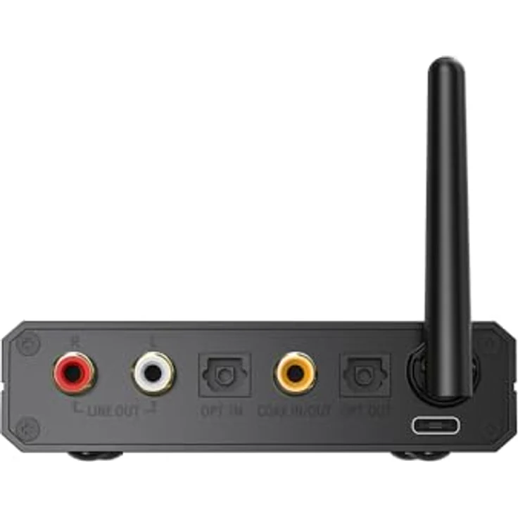 FiiO BR13 Hi-Res Bluetooth-Empfänger, Qualcomm QCC5125, 7 Codecs, Bluetooth/USB/SPDIF, parametrischer EQ, schwarze Variante – Bild 2