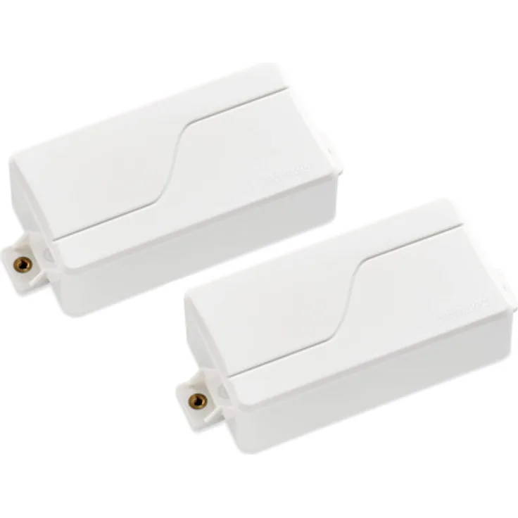 Fishman Fluence Modern Humbucker V2 Set WH, Aktives Tonabnehmer Set für E-Gitarre mit 3 Stimmen, Steg & Hals, Weiß