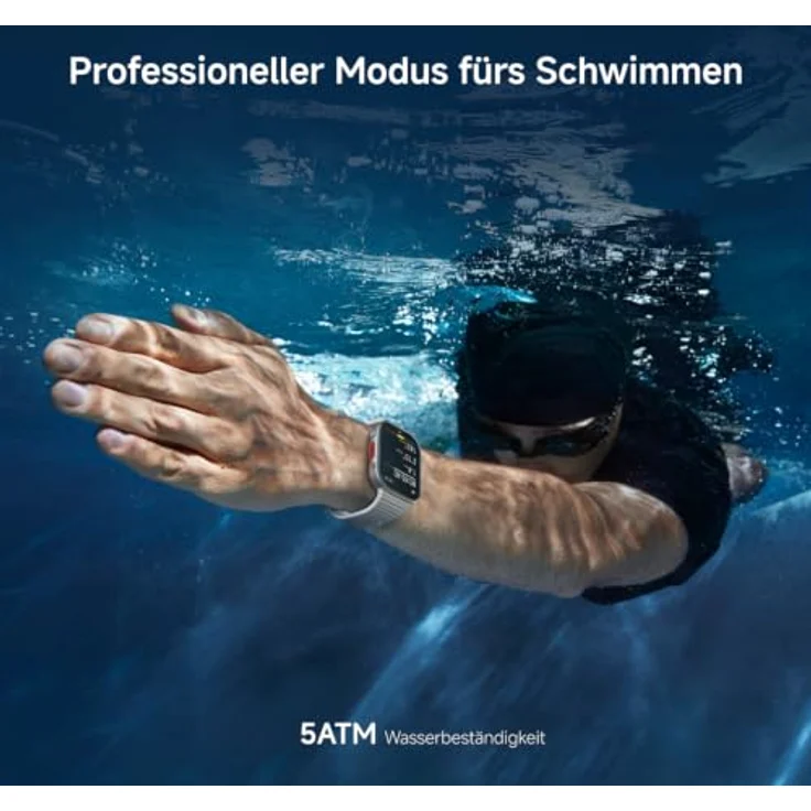 Xiaomi Watch 6 Lite, Smartwatch mit 4,98 Zoll AMOLED-Display, Gesundheitssensoren und IPX8 Wasserbeständigkeit, Schwarz – Bild 5