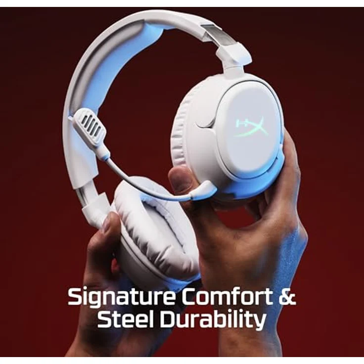 HyperX Flight 2 Wireless Gaming Headset, kabellos, Schwarz, überlegene Audioqualität und komfortable Passform – Bild 6