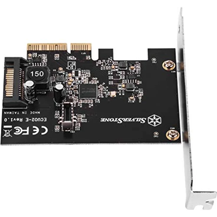 Silverstone ECU02-E, PCI-Express-Karte mit internem 20-poligem Key-A USB-3.2-Gen-2-Anschluss, PCIe-Gen-3.0-x2, 16GT/s, SST-ECU02-E – Bild 5