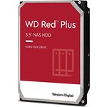 WD Red Plus interne Festplatte NAS 6 TB (3,5'', Workload-Rate 180 TB/Jahr, 5.400 U/min, 256 MB Cache, NASware-Firmware für Kompatibilität, 8 Bays) Rot
