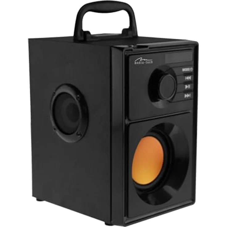 Media-Tech Boombox BT Stereo 15 W Rechteck schwarz Stereo, tragbare Lautsprecher (verkabelt und kabellos, Batterie-Akku, USB, 80 20.000 Hz, Bluetooth, Universal) – Bild 5