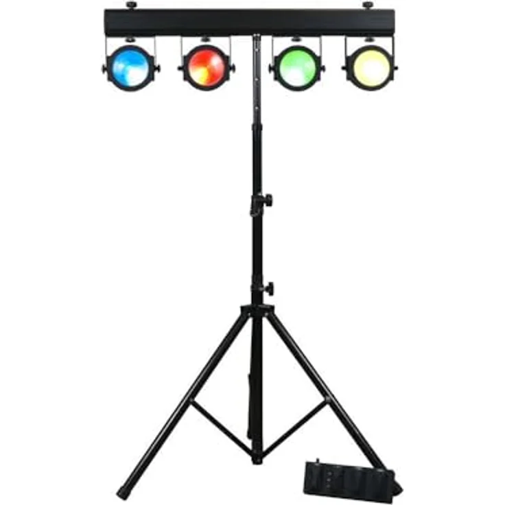 Eliminator Dotz Tpar Sys Plus, PAR-Wash-System mit 4 x 30-Watt COB TRI LED, RGB, DMX-512-Steuerung, 15 Programme, elektronische Dimmung bis 100% – Bild 1