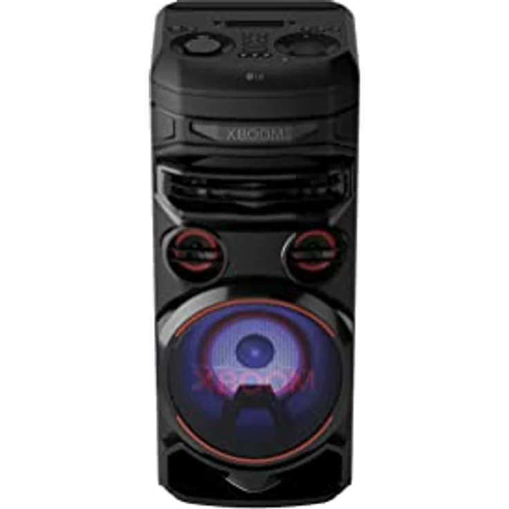 LG XBOOM RNC7, 3-Wege-Soundsystem mit 5 Lautsprechern (Dolby Audio, Karaoke- & DJ-Funktionen, Beleuchtung), Schwarz [Modelljahr 2023] – Bild 3