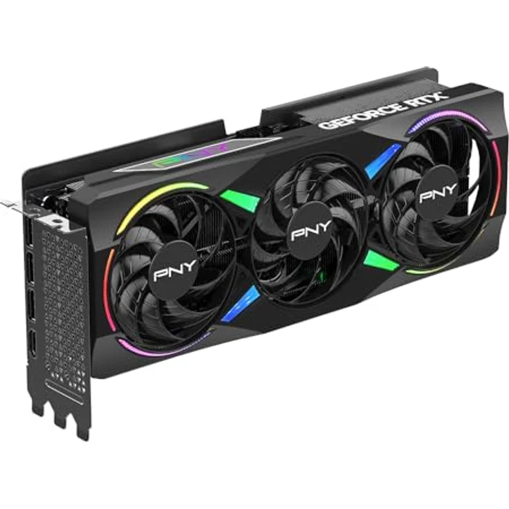 PNY GeForce RTX™ 5070Ti 16GB ARGB OC Triple Fan Grafikkarte mit DLSS 4 und hoher Speicherkapazität – Bild 3