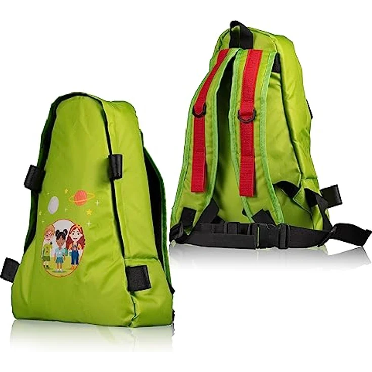 BRESSER junior Linsenteleskop 70/400 mit Rucksack grün, Teleskop für Kinder mit 20x-100x Vergrößerung und Smartphone-Halterung – Bild 6