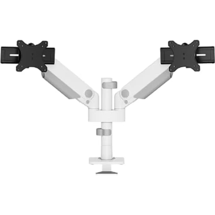 Neomounts Monitor-Tischhalterung 24"-34" für 2TFT weiß Max.11KG