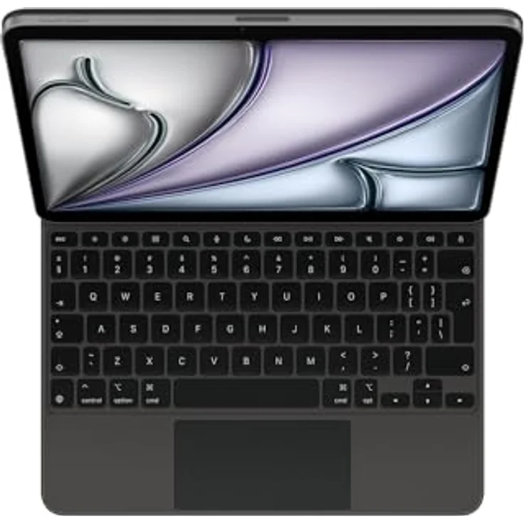 Apple Magic Keyboard für iPad Air 11 Zoll M3 - British English - Schwarz, mit Funktionstasten und großem Trackpad – Bild 2