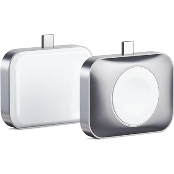 SATECHI 2-in-1 USB-C Tragbares Apple WatchLadegerät & AirPods Ladegerät, Doppelseitiges Apple Watch-Reiseladegerät - Für die Serien 9/8/7/6/5/4/3/2/SE & Apple Watch Ultra/Ultra 2, AirPods 1/2/3/Pro - Reisefreundliches und sicheres Ladegerät – Bild 2