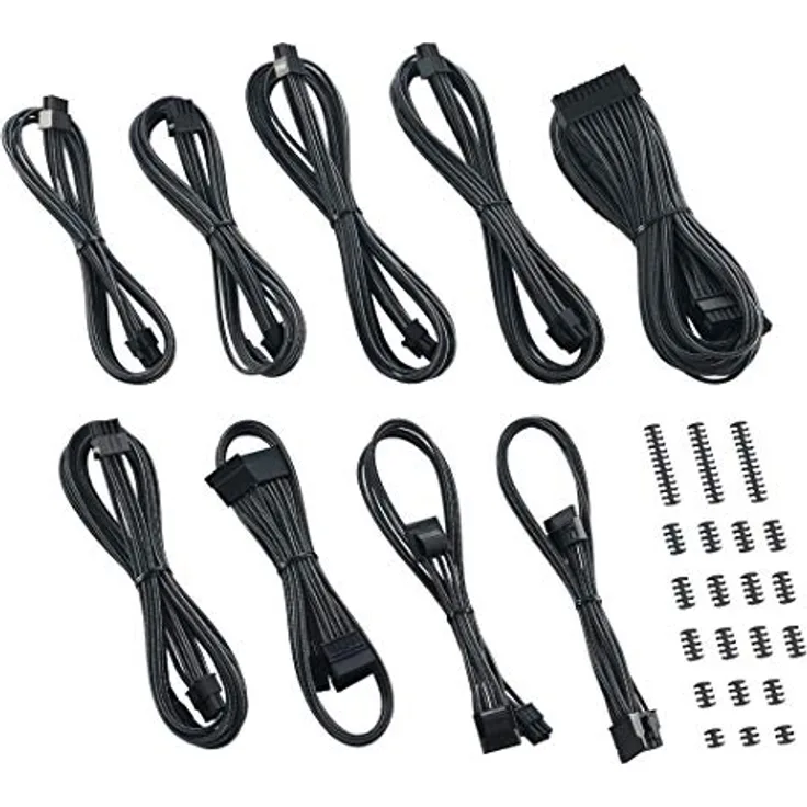 CableMod Classic ModMesh C-Series Cable Kit Corsair RMi & RMX - Carbon