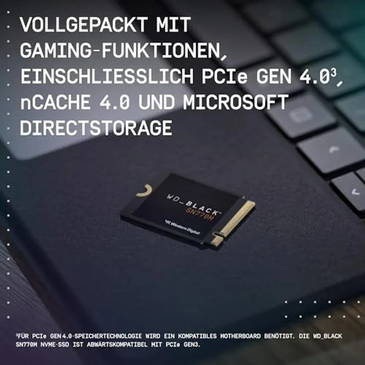 Western Digital Festplatte Black SN770M 1TB SSD – Bild 6
