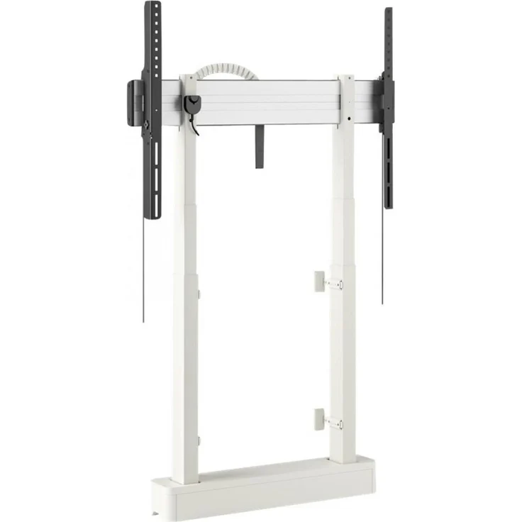 Vogels RISE 2005 MOTORIZED DISPLAY, motorisierter TV Ständer für Bildschirme bis 98" (140 kg), Weiss, QuickRise Technologie mit 980 mm Verfahrweg