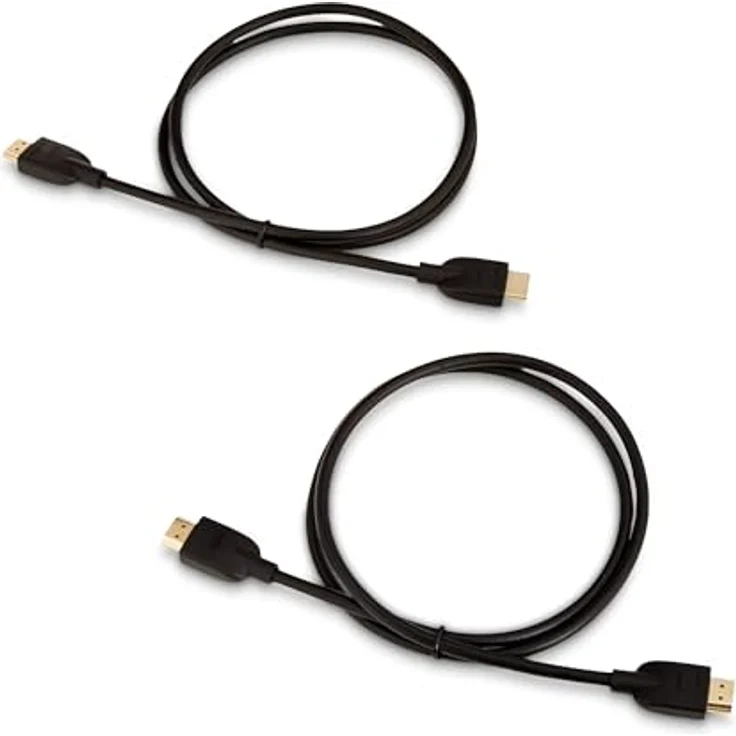 AmazonBasics Hochgeschwindigkeits-HDMI-Kabel 2.0, Ethernet, 3D, 4K-Videowiedergabe und ARC, 0,9 m, 2er-Pack – Bild 5