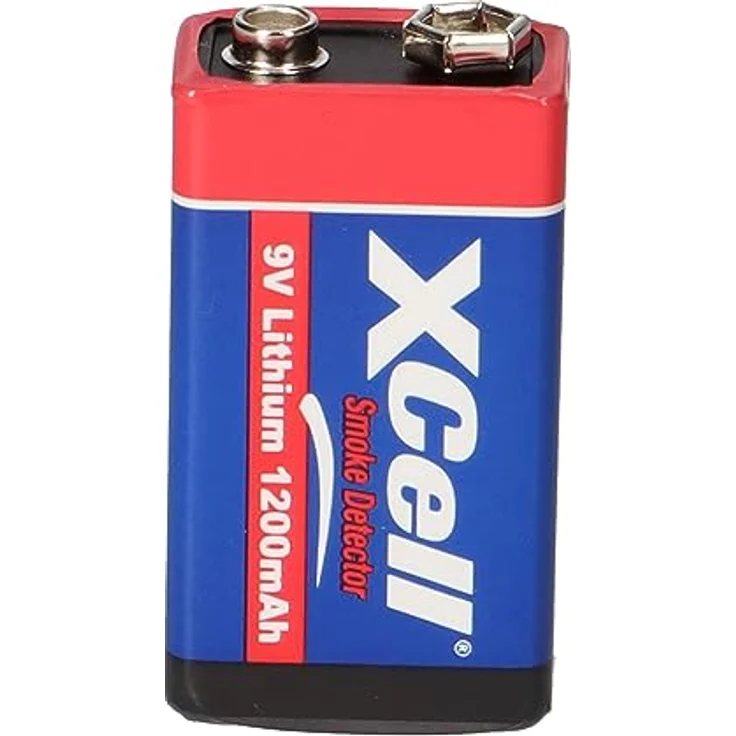4x XCellLithium 9V Block Hochleistungs- Batterien für Rauchmelder /... – Bild 8
