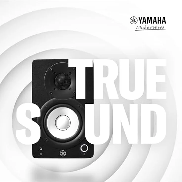 Yamaha HS4, 2-Wege Aktivlautsprecher Paar, Bassreflex 4.5", 52W, flacher Frequenzgang, Raumsteuerung, schwarz – Bild 5