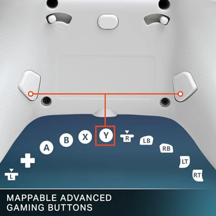 PowerA Advantage Kabelgebundener Controller für Xbox Series X|S, Arktisches Eis, mit Hall-Effekt-Module, programmierbaren Tasten und 3-Wege-Trigger-Locks – Bild 4