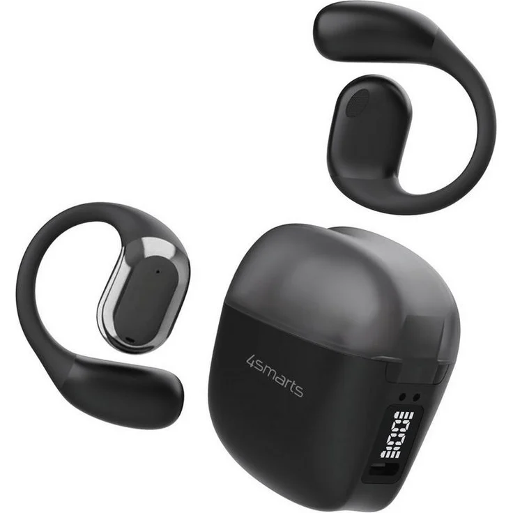 4smarts SkyBuds Sport OWS wireless Kopfhörer (Open-Ear Design, intelligente LED-Anzeige, intuitive Berührungssteuerung)