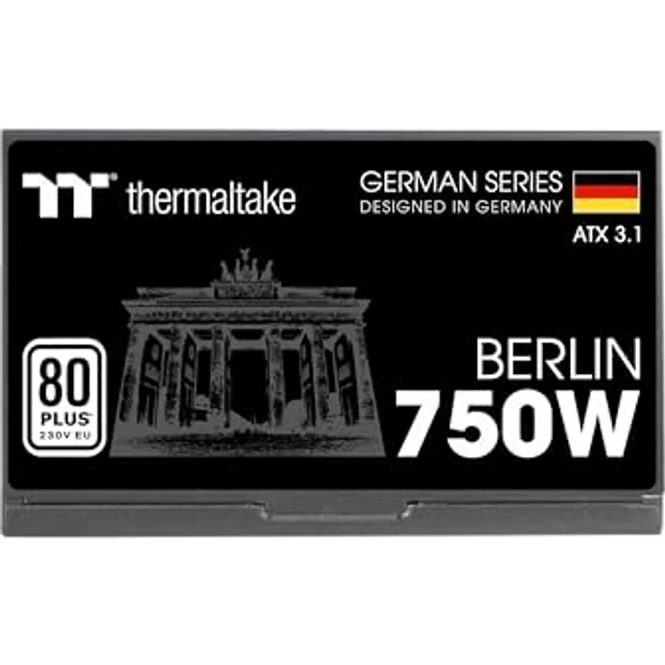 Thermaltake Berlin 750W Netzteil | ATX 3.1 | 12V-2 * 6 Pin | German Series | Geräuscharmer 120mm Lüfter – Bild 3