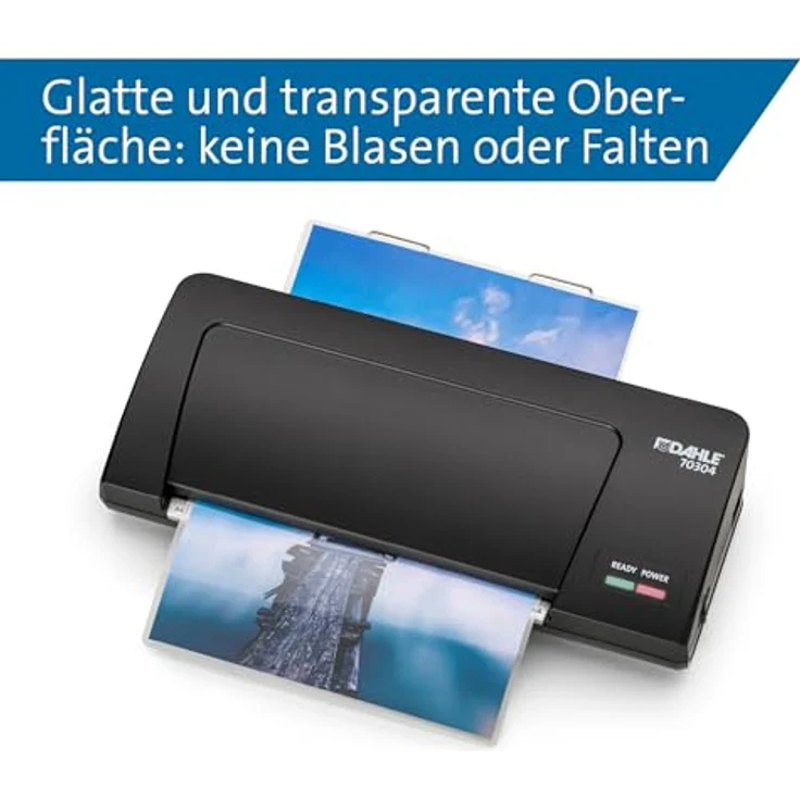 Dahle Bürotechnik Laminiertasche DIN A4 Dahle 71141, 80 Micron, 216 x 303 mm, 100 Stück – Bild 6
