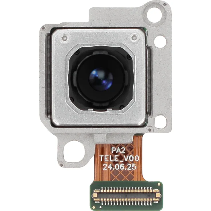 Samsung Teleobjektiv Rückkamera 10 MP für Galaxy S25 Plus, Schwarz, 3-facher optischer Zoom, schnelle Autofokus, optische OIS-Stabilisierung