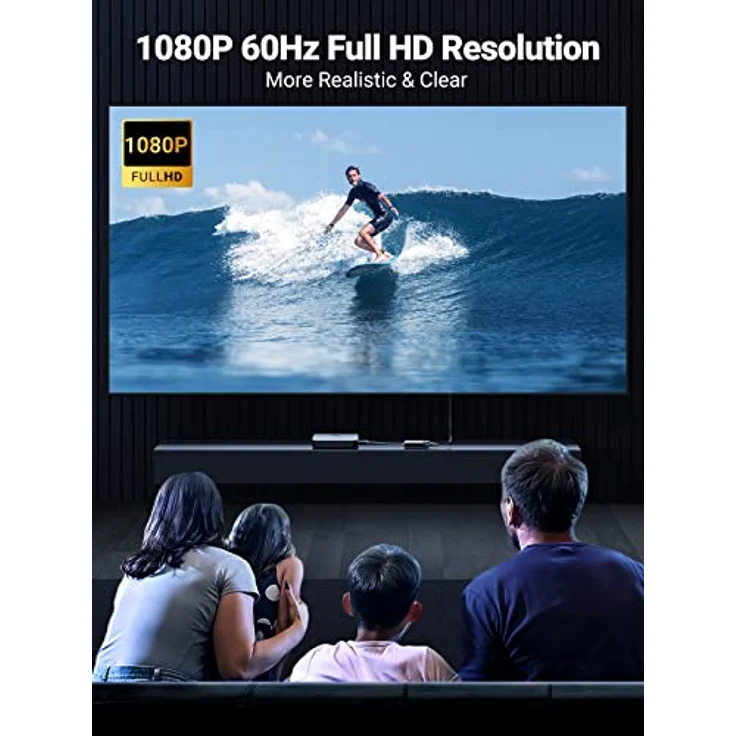 UGREEN HDMI auf VGA kabel Adapter 1080P HDTV Aktiv Audio Übertragung Konverterkabel unterstützt für PC Laptop, Chromebook, Raspberry Pi Schwarz - Preisvergleich – Bild 5