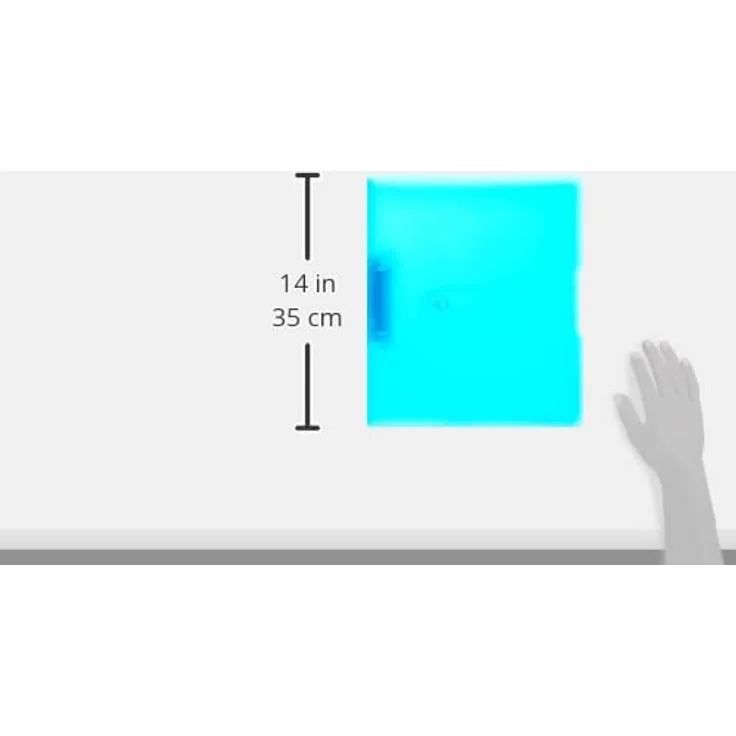 Herlitz Aktenordner Ringbuch easy orga to go DIN A4 Polypropylen blau transparent – Bild 4