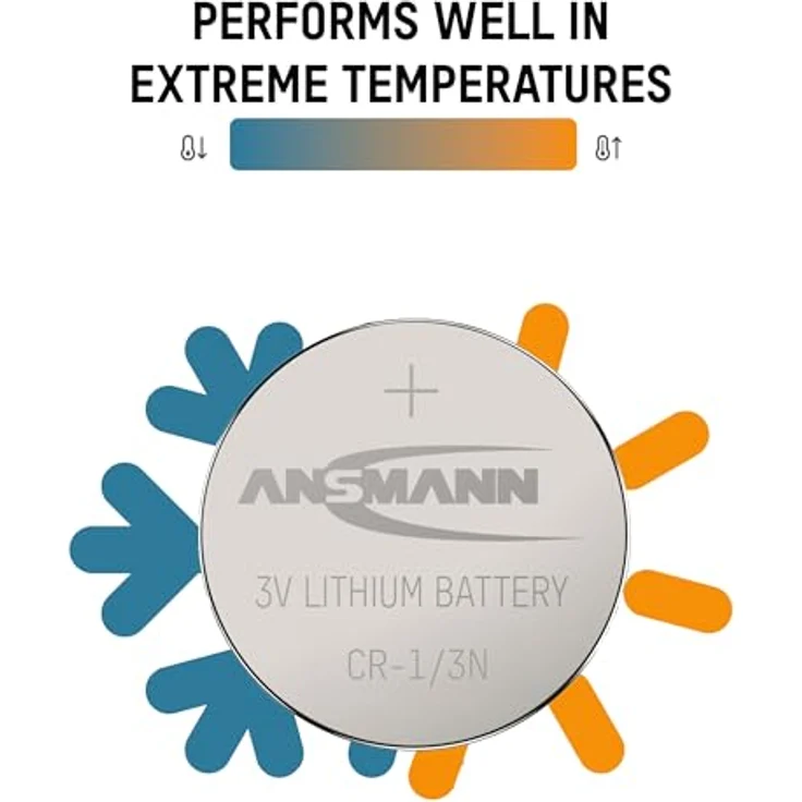 ANSMANN Lithium Batterie CR1-3N - CR11108-2L76 Batterie mit 3V und langer Haltbarkeit - Unempfindlich gegen Extremtemperaturen - Ideal für Kamera, Waage, Uhr & Fernbedienungen für Standheizungen – Bild 3