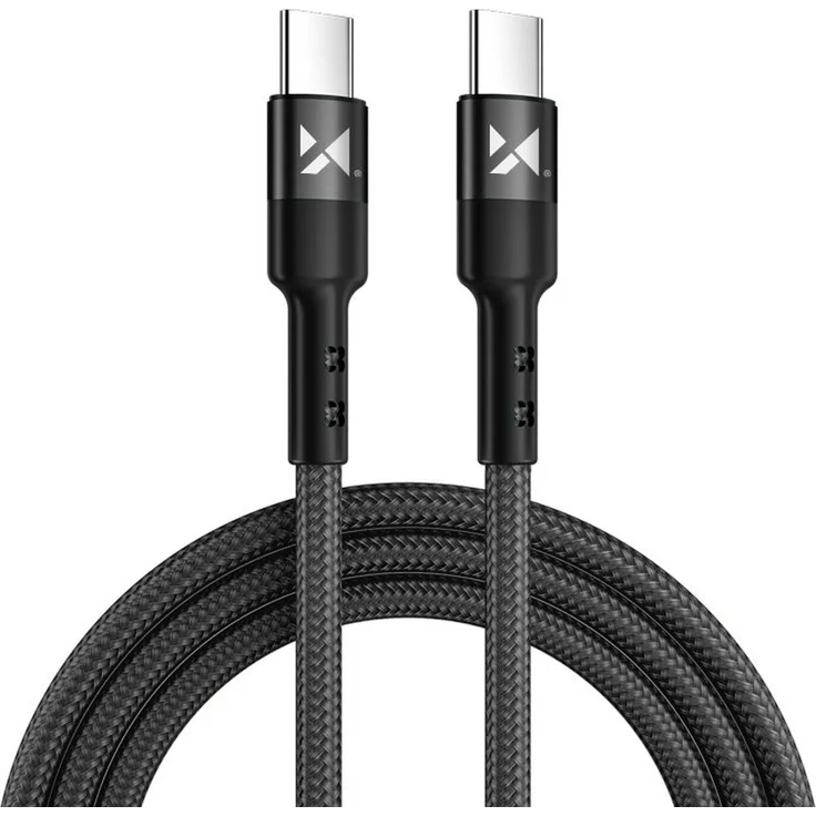 Wozinsky USB Typ C Kabel - Power Delivery 18W, 1m, schwarz, robustes Design für schnelles Laden und Datenübertragung