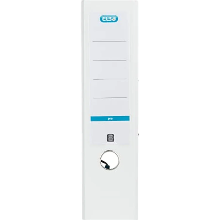Elba Ordner 10456 WE smart Pro, PP, A4, 8cm, Kunststoffordner, weiß – Bild 2