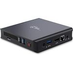 CSL-Computer Mini PC CSL Narrow Box Ultra HD Compact v5 Windows 11 Home lüfterlos, Intel Celeron N5100 4x2800MHz, 128 GB eMMC + 1000 GB M.2 SSD, 4 GB DDR4-RAM, Intel UHD Grafik, Dual WLAN, HDMI 2, USB 3.1, BT 4.2 - Preisvergleich