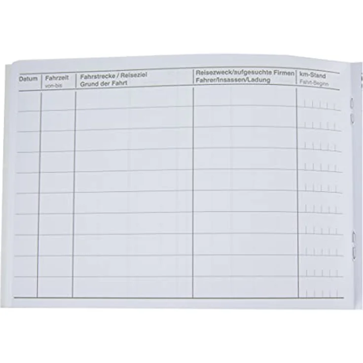 Herlitz 601 Fahrtenbuch A6 quer – Bild 4