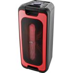 JVC XS-EP424B Party Speaker, Bluetooth-Lautsprecher mit 12 Stunden Akkulaufzeit, anpassbaren Lichteffekten und TWS-Technologie, schwarz