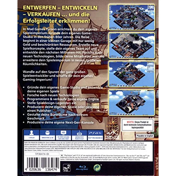 Mad Games Tycoon (PS4) - Preisvergleich – Bild 2