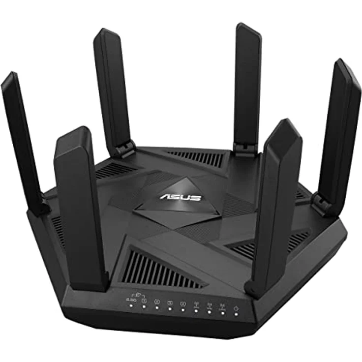 ASUS RT-AXE7800 Tri-Band WiFi 6E (802.11ax) kombinierbarer Router (Tethering als 4G und 5G Router-Ersatz, neues 6GHz-Band, AiProtection Pro, 2.5G Port, Link Aggregation, AiMesh) – Bild 1