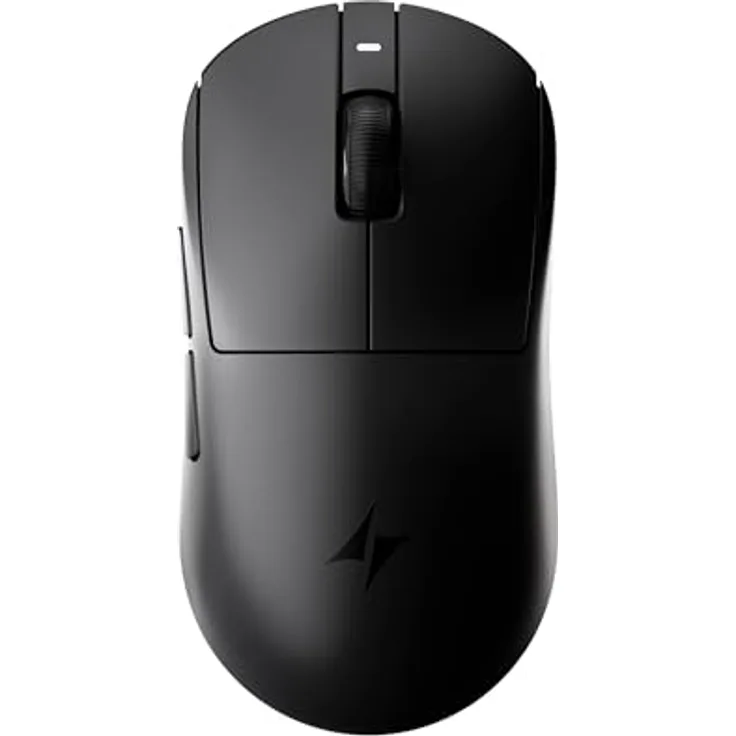 ATK A9 Mini+ Gaming-Maus, kabellos, PAW3955 Sensor, 8K Hz Polling Rate, 39-53 g leicht, schwarz
